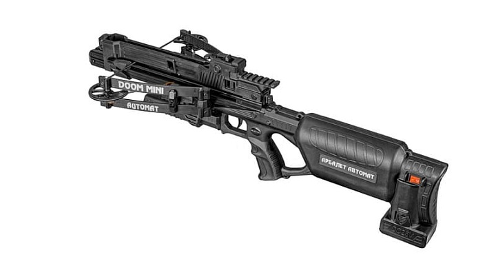 В линейке BEARHUNTER представлен революционный многозарядный арбалет DOOM MINI AGREGGATOR